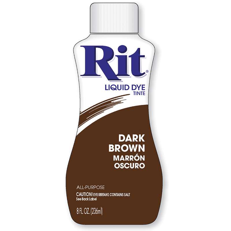 Rit Dye Liquid 8oz Dark Brown