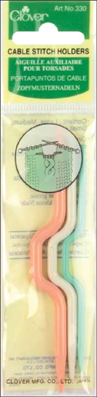 Cable Stitch Holders 3.5" 3/Pkg - Small, Medium & Large