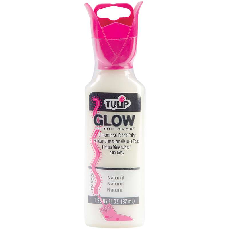 Tulip Dimensional Fabric Paint 1.25oz Glow In The Dark - Natural