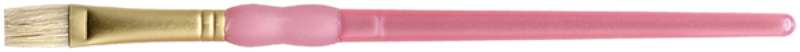 Crafter's Choice White Bristle Flat Brush Size 8