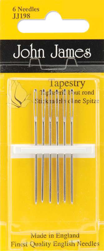 Gold Tapestry Hand Needles Size 20 3/Pkg