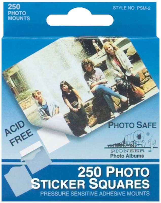 Photo Sticker Squares .5" 250/Pkg White