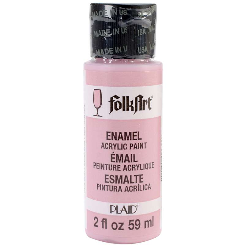 FolkArt Enamel Paint 2oz Baby Pink