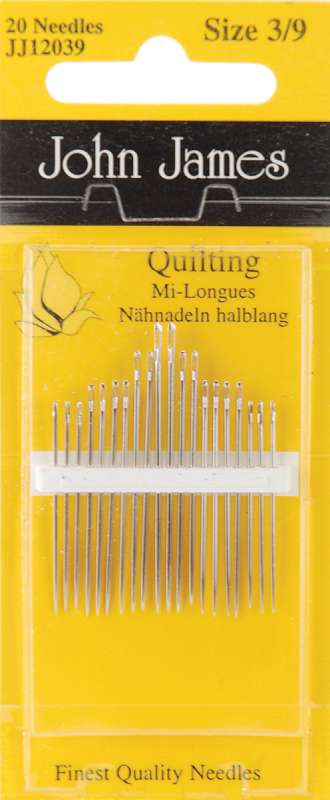 Quilting/Betweens Hand Needles Size 3/9 20/Pkg