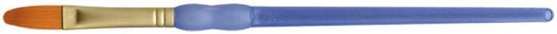 Crafter's Choice Gold Taklon Oval Wash Brush 1/2" Width