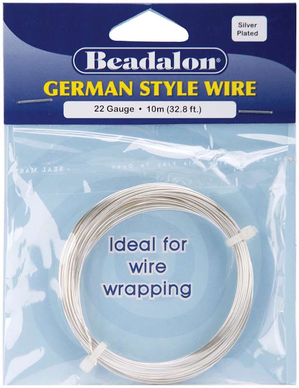 German Style Wire Silver Round - 22 Gauge, 32.8'