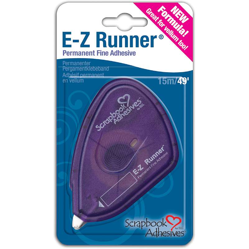 Scrapbook Adhesives E-Z Runner Fine Adhesive Permanent, .375"X49'