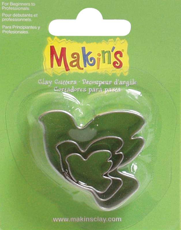 Makin's Clay Cutters 3/Pkg Dove