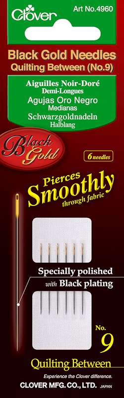 Black Gold Quilting Betweens Needles Size 9 6/Pkg