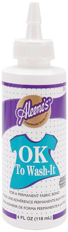 Aleene's OK To Wash-It Fabric Glue 4oz