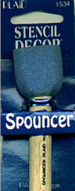 Spouncer Sponge Stencil Brush 1-1/4"