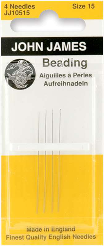 Beading Hand Needles Size 15 4/Pkg