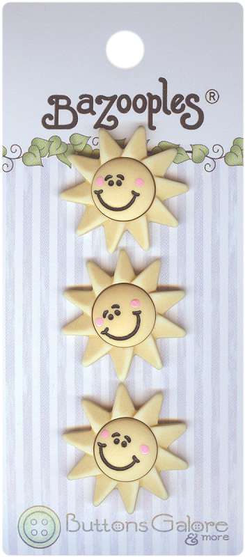BaZooples Buttons Sun