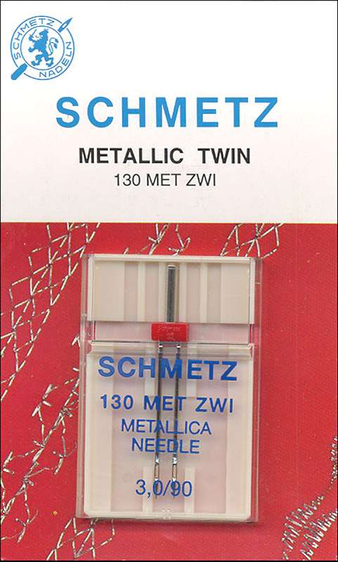 Double Metallic Machine Needle  Size 3.0/90 1/Pkg