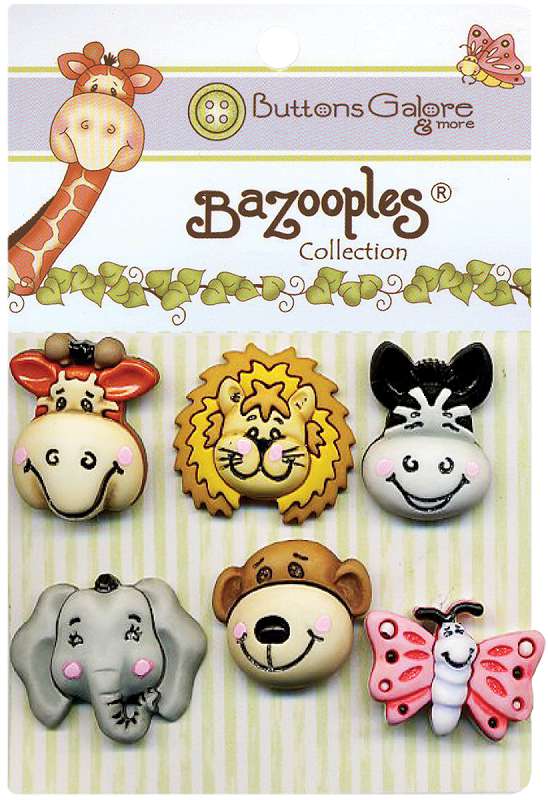BaZooples Buttons Gertrude & Friends