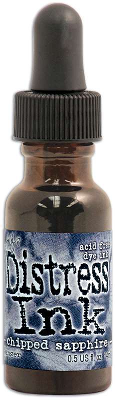 Distress Pad Re-Inker .5oz Chipped Sapphire