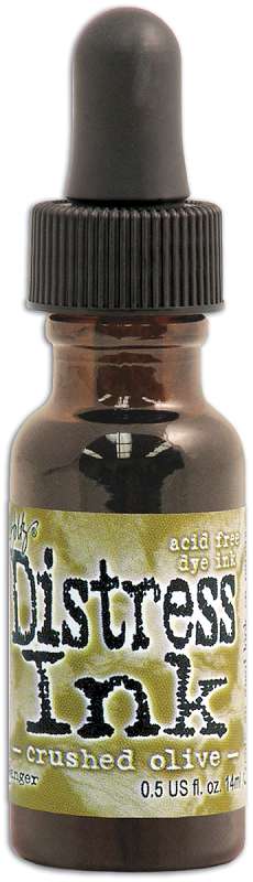 Distress Pad Re-Inker .5oz Crushed Olive