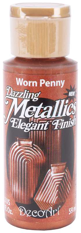 Dazzling Metallics Acrylic Paint 2oz Worn Penny