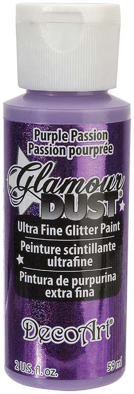 Glamour Dust Glitter Paint 2oz Purple Passion