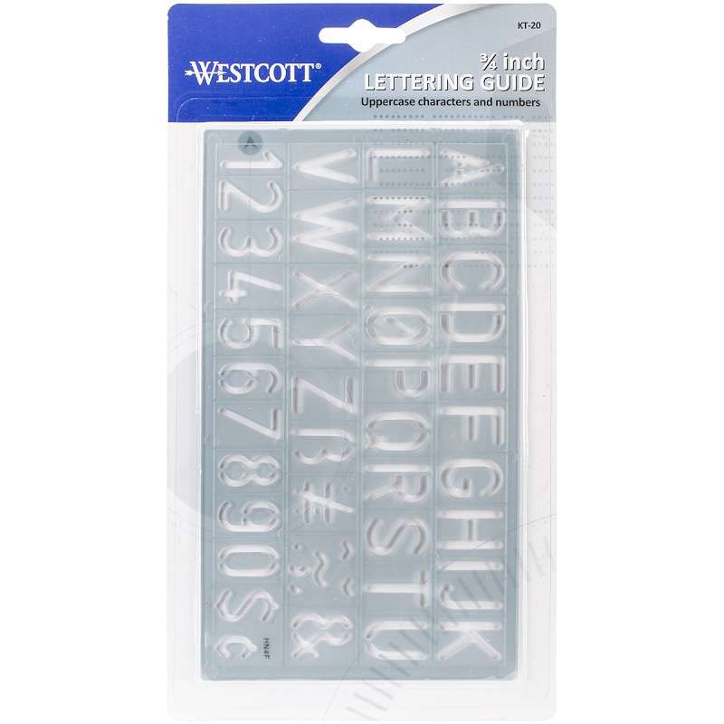 Lettering Guide .75" 
