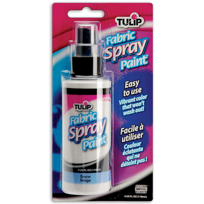Tulip Fabric Spray Paint 4oz Snow