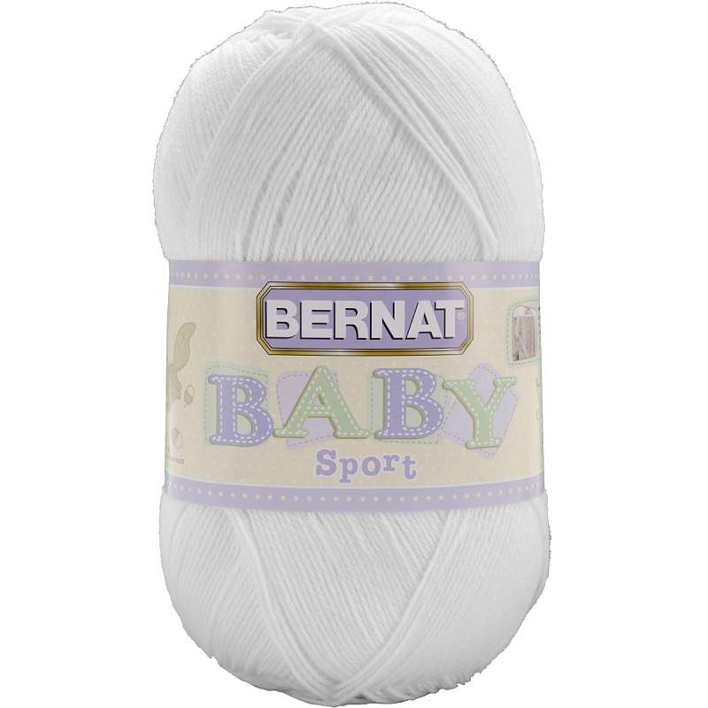 Baby Sport Big Ball Yarn - Solids Baby White