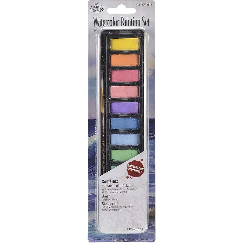 Watercolor Painting Set W/Tin  