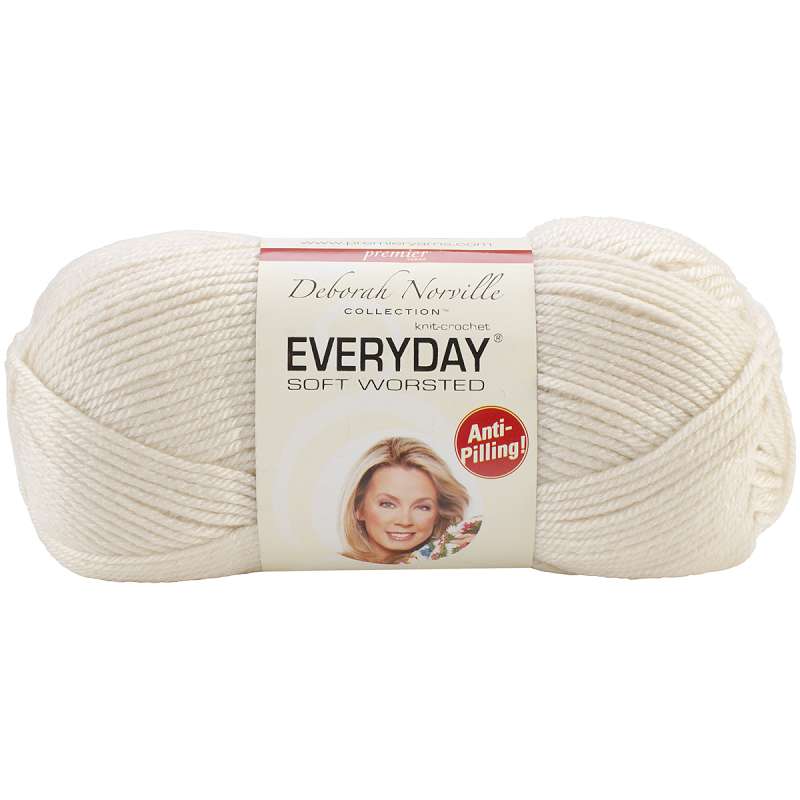Deborah Norville Collection Everyday Solid Yarn Cream