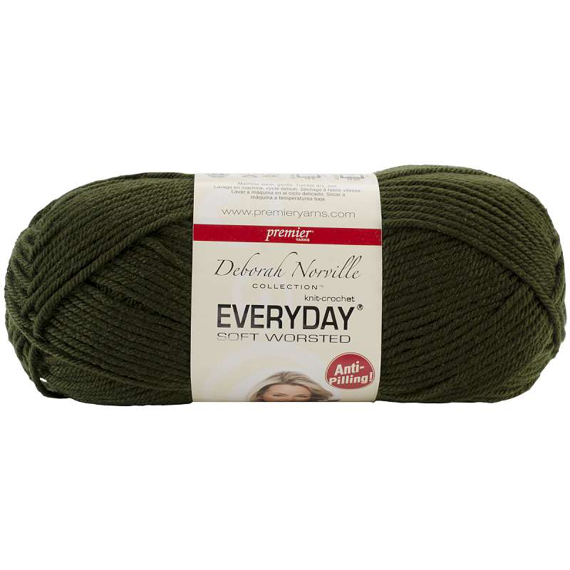 Deborah Norville Collection Everyday Solid Yarn Pine Green