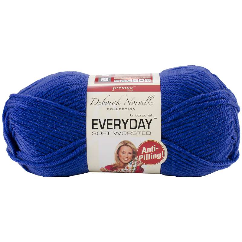 Deborah Norville Collection Everyday Solid Yarn Royal Blue