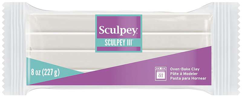 Sculpey III Polymer Clay 8oz Translucent