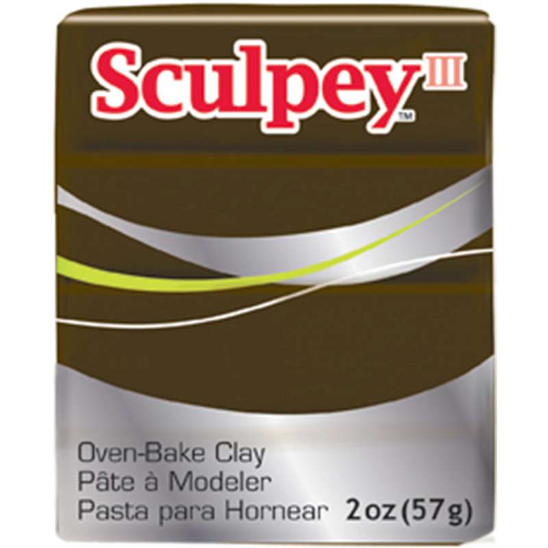Sculpey III Polymer Clay 2oz Suede Brown