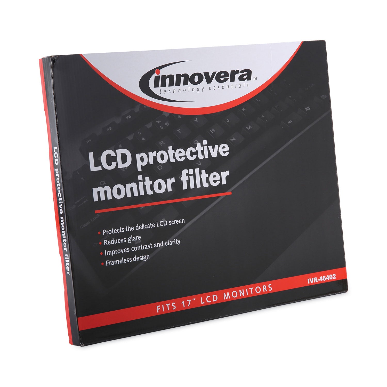 Innovera® Protective Antiglare LCD Monitor Filter, Fits 17"-18" LCD Monitors