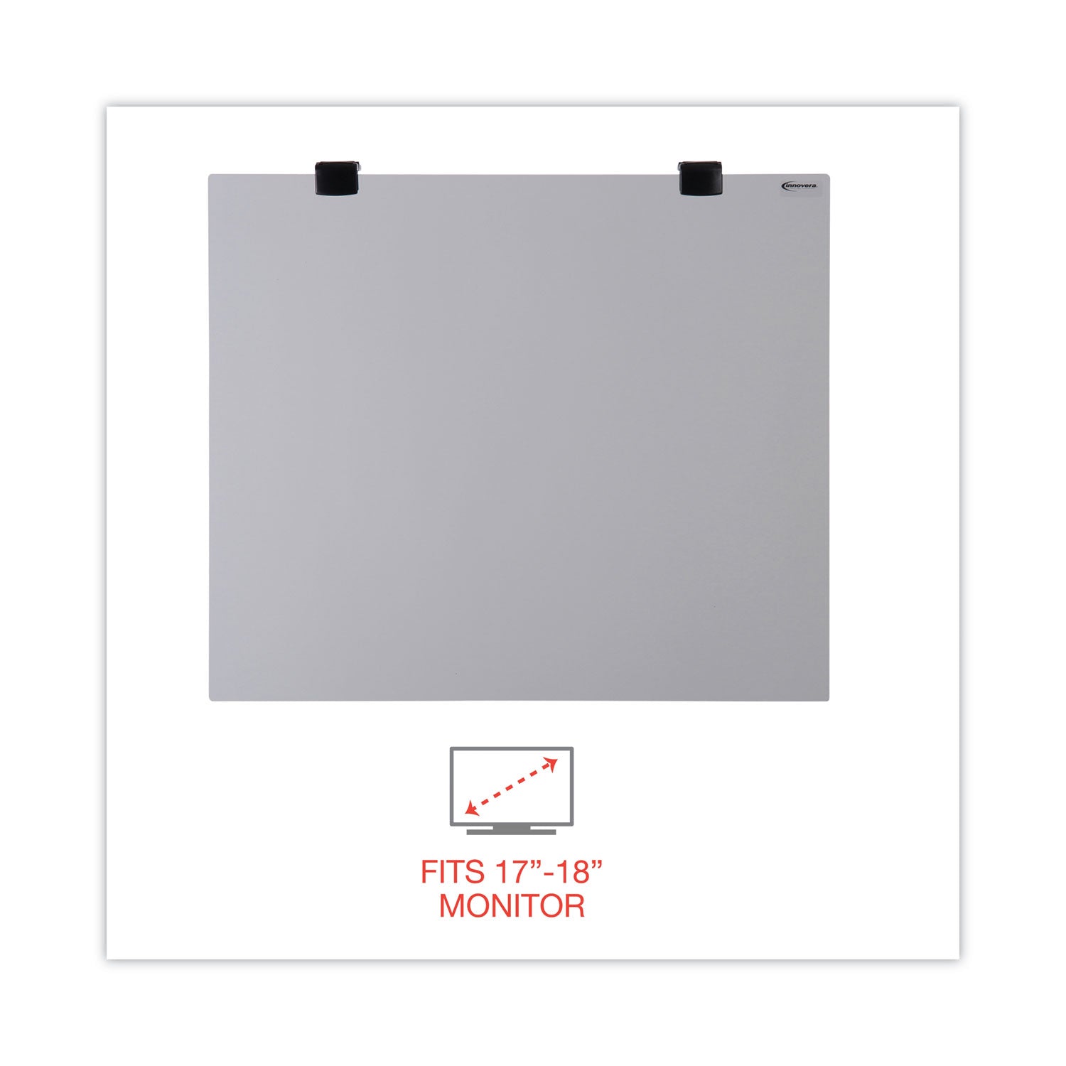 Innovera® Protective Antiglare LCD Monitor Filter, Fits 17"-18" LCD Monitors