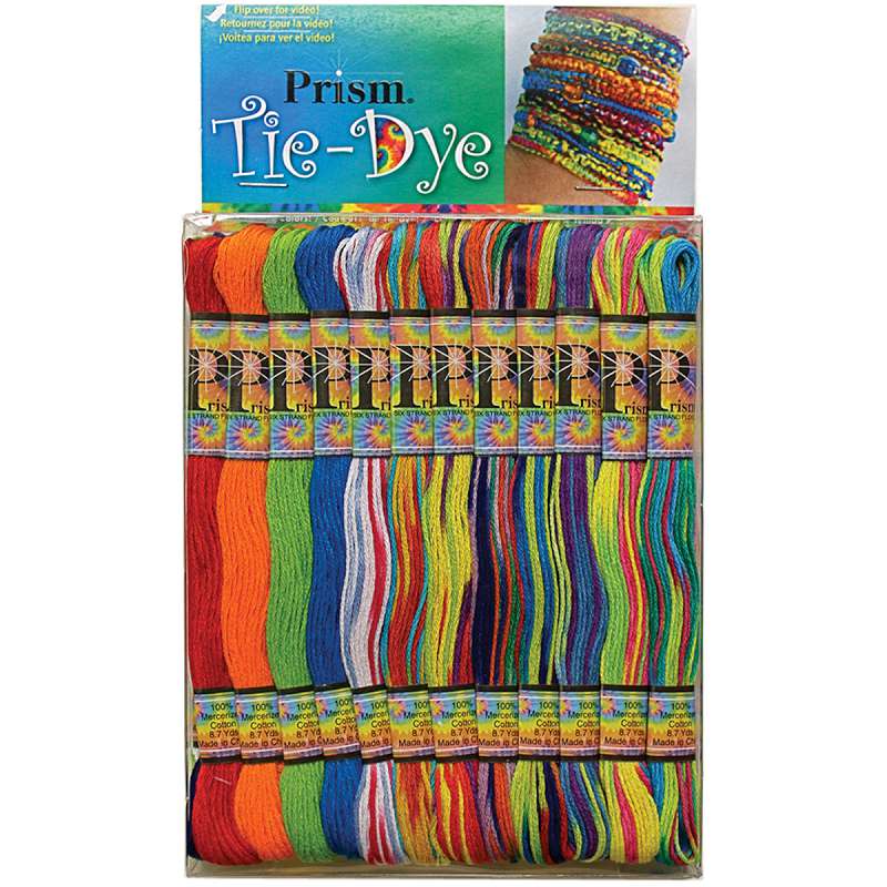Prism 6-Strand Floss Pack 8.7yd 24/Pkg Tie-Dye