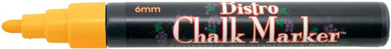 Bistro Chalk Marker 6mm Bullet Tip Fluorescent Orange