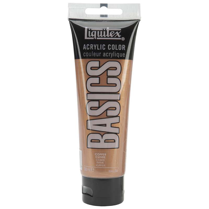 Liquitex BASICS Acrylic Paint 4oz Copper