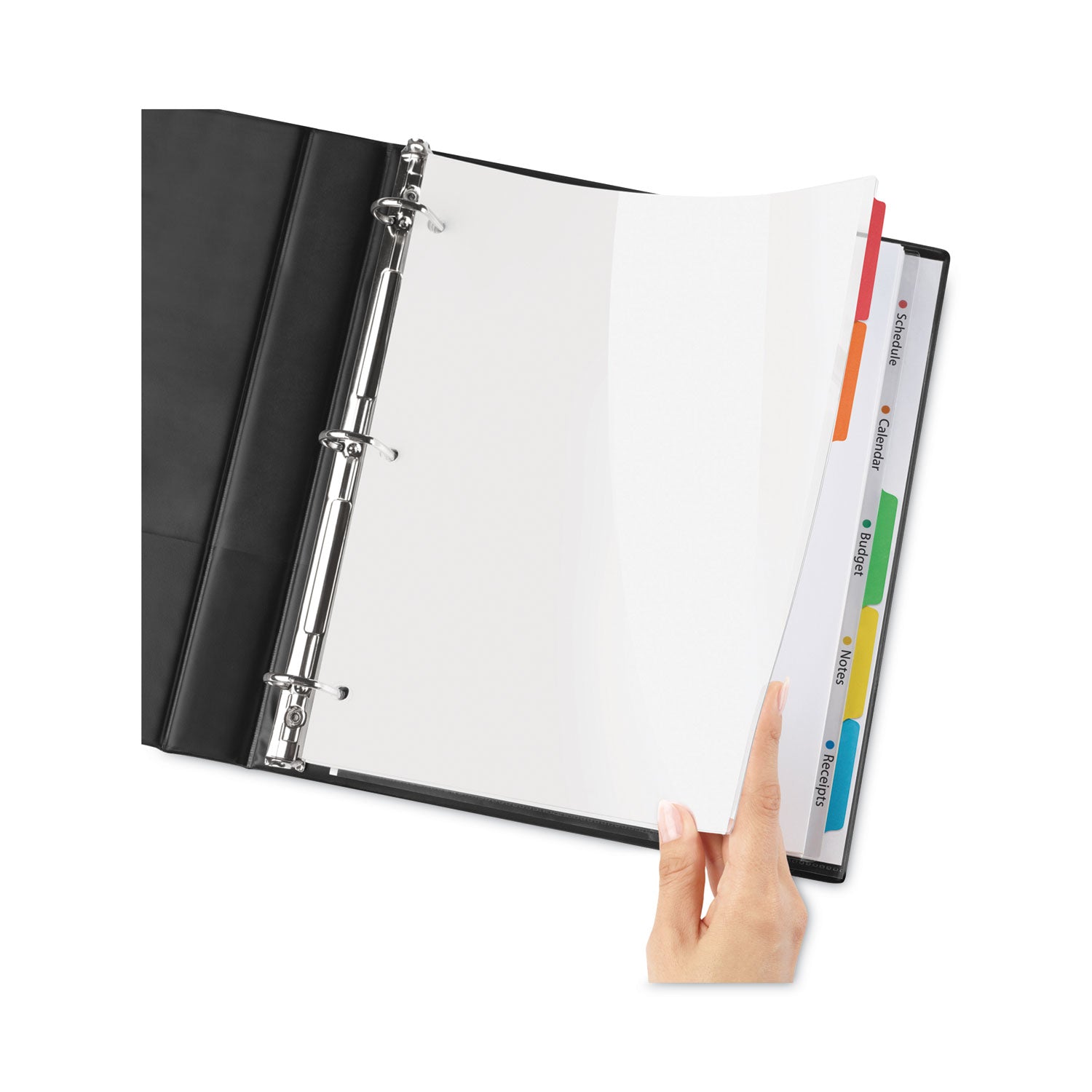 Clear Easy View Dividers 5/Pkg Assorted