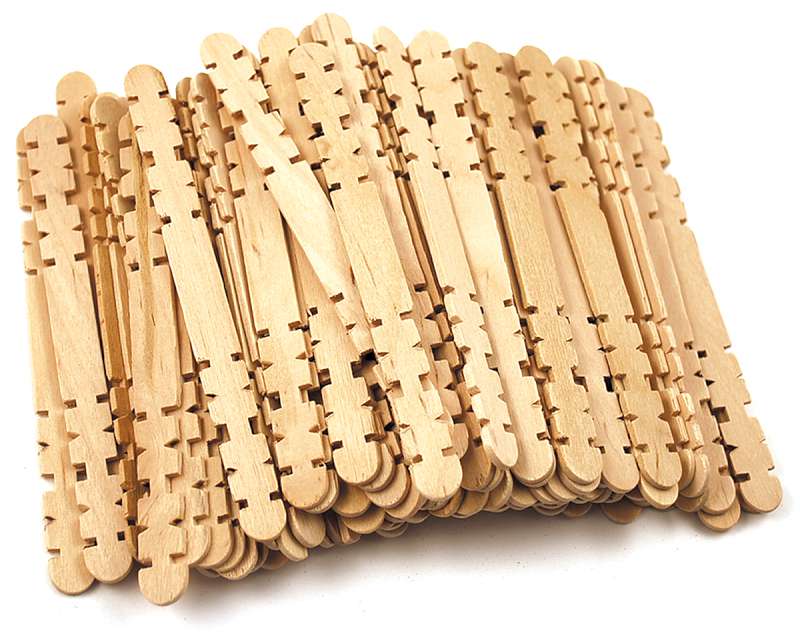 Craft Skill Sticks Natural 4.5" 80/Pkg