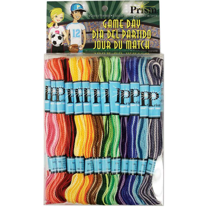 Prism Craft Thread Pack 8.7yd 36/Pkg Game Day