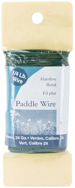 Paddle Wire 24 Gauge 4oz Green