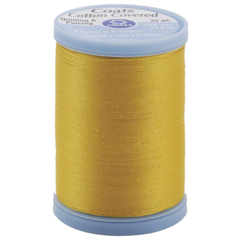 Cotton Covered Quilting & Piecing Thread 250yd Spark Gold