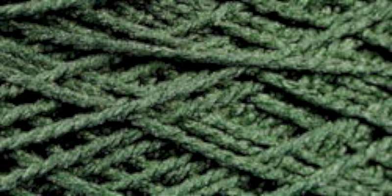 Needloft Craft Yarn 20yd Forest Green