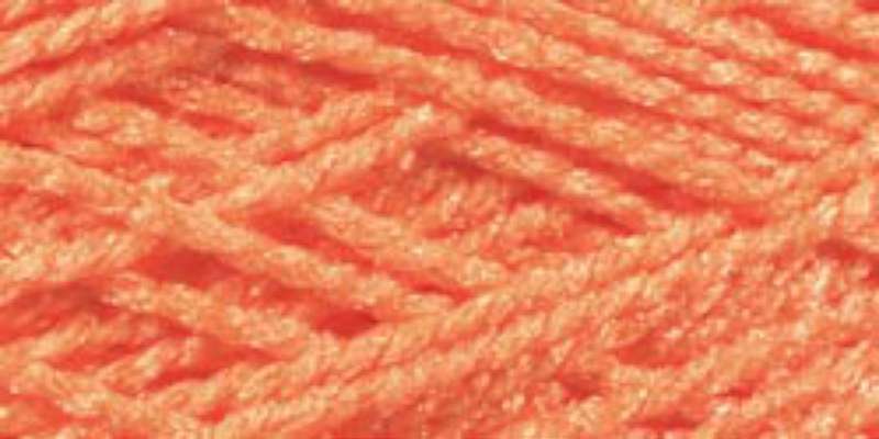 Needloft Craft Yarn 20yd Bright Orange