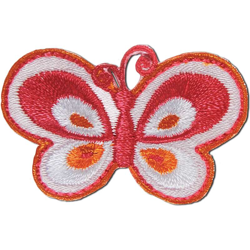 Iron-On Appliques Pink Butterfly