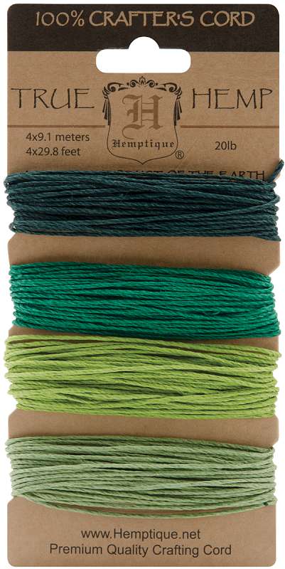 Hemp Cord 20lb 120' Emerald