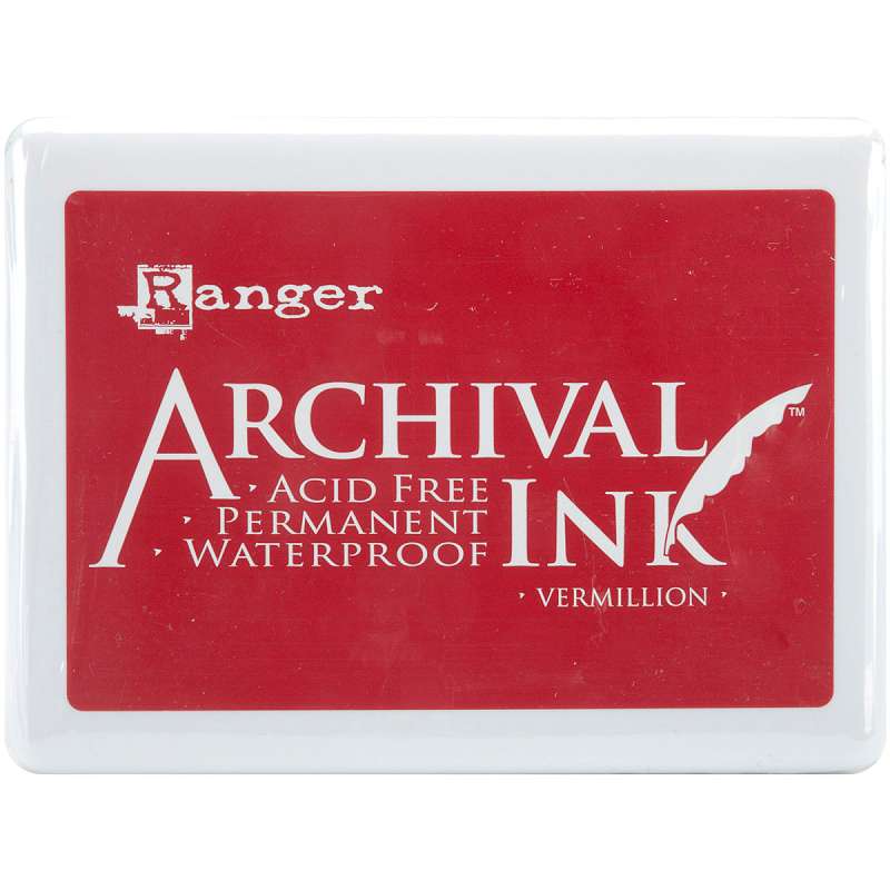Archival Ink Jumbo Ink Pad #3 Vermillion