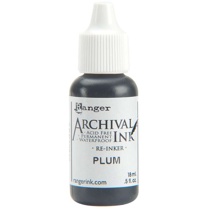 Archival Pad Re-Inker .5oz Plum