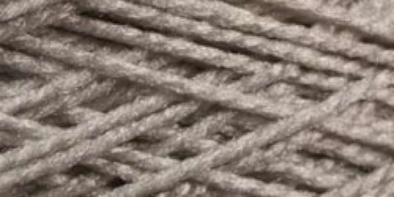 Needloft Craft Yarn 20yd Silver