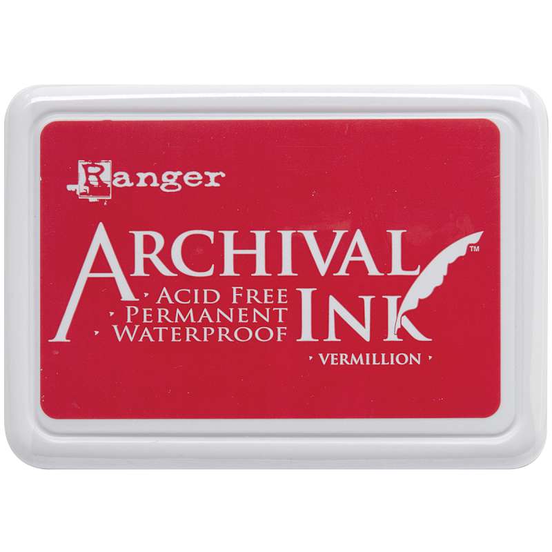 Archival Ink Pad #0 Vermillion